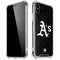 MLB Oakland Athletics Dark Wash iPhone XS Max Clear Case